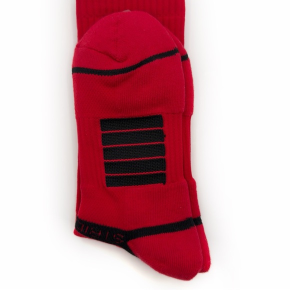 UNLV Rebels Crew Socks Mens Womens Red University of Nevada NCAA Fan Gear New - Picture 4 of 5